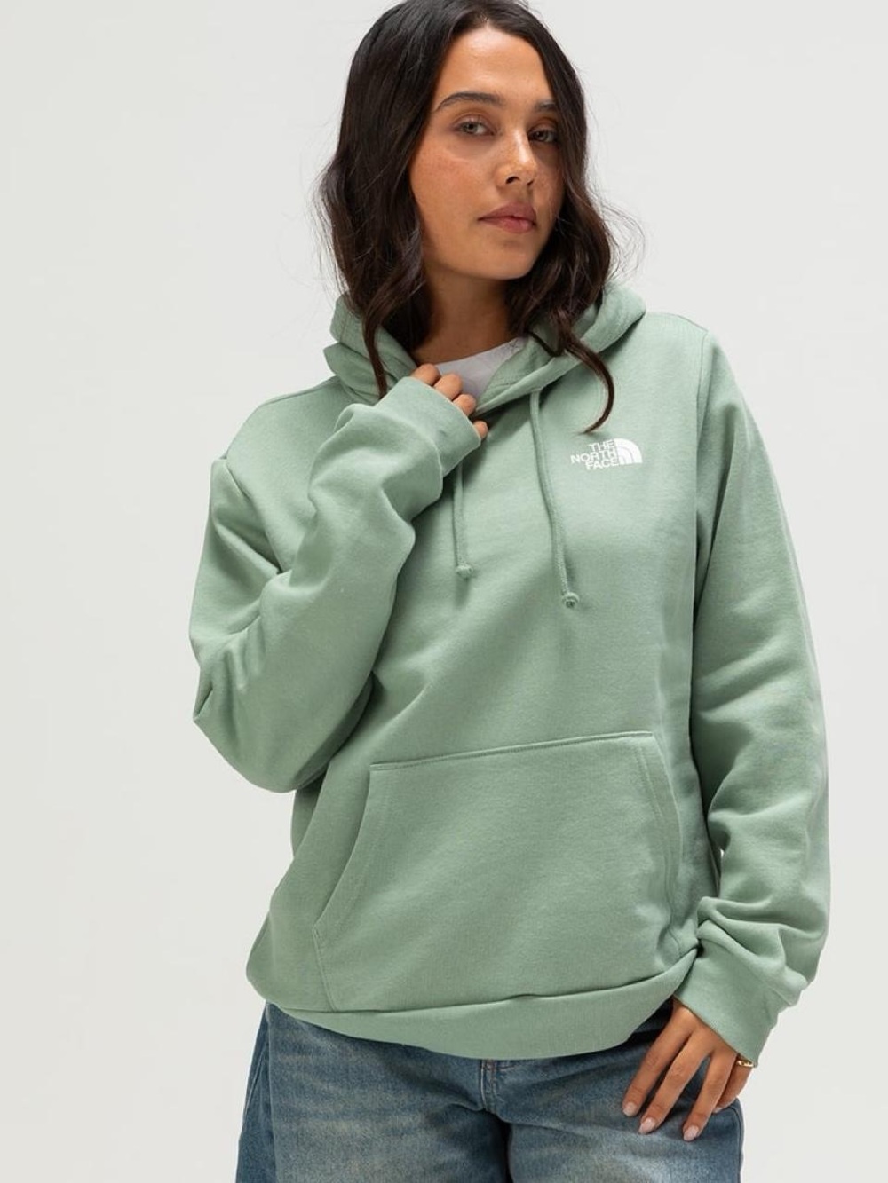 The North Face Women's Sage Green Pullover Hoodie
